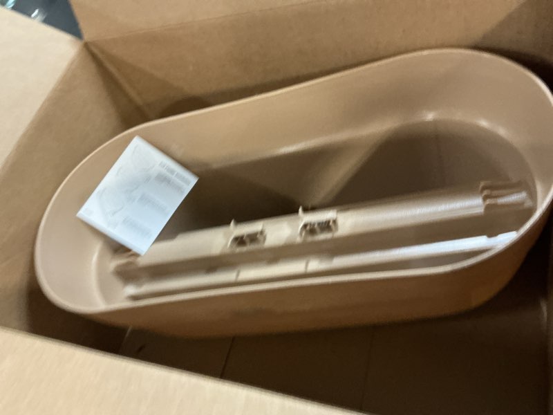 Condition photo showing Good Condition for EMSCO Group Bloomers Railing Planter with Drainage Holes – 24" Weatherproof Resin Planter – Sand