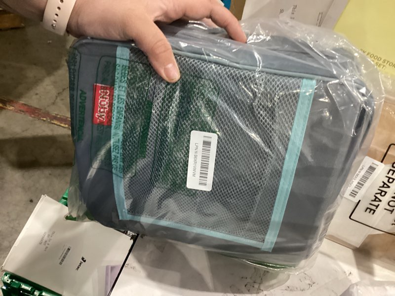 Condition photo showing New/Like New for nuby easy go booster seat - travel booster seat for babies and toddlers - holds up to 35 pounds - 9+ months - gray