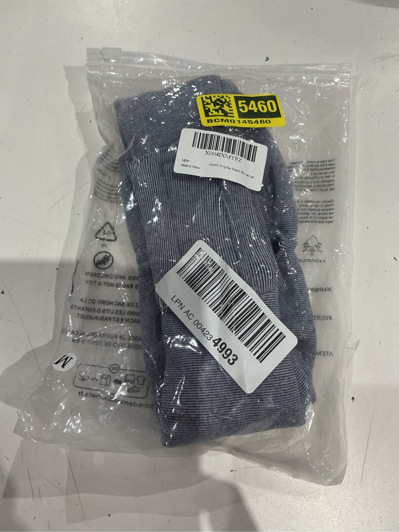 Condition photo showing Good Condition for quiet ears for dogs, dog calming hoodie, adjustable dog ear muffs for noise protection, ear wrap head cover m-head circle(13.7"~18.9") dark grey