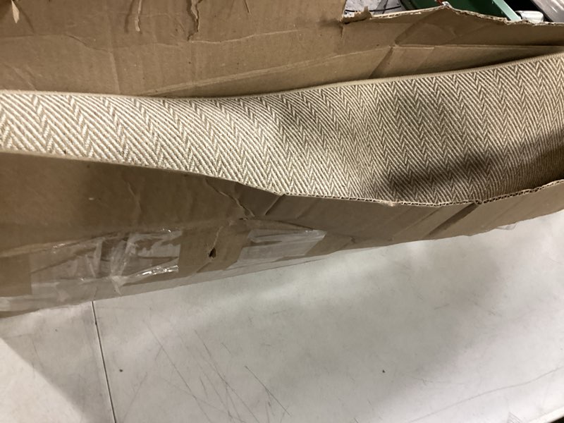 Condition photo showing Good Condition for lumi ultra thin indoor door mat for entrance 36"x56", non slip entryway mat, low profile doormat, unique herringbone design carpet for inside, patio, porch, beige beige 36"x56"