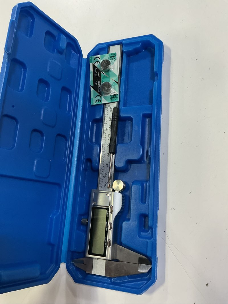 Condition photo showing Good Condition for Digital Caliper Measuring Tool, Stainless Steel Vernier Caliper Digital Micrometer with Large LCD Screen, Easy Switch from Inch Metric Fraction, 6 Inch Caliper Tool for DIY/Household 20-F