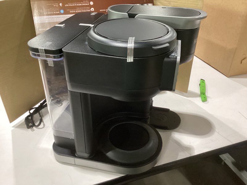 Condition photo showing As Is for used missing accessories * keurig k-duo hot & iced single serve & carafe coffee maker, multistream technology, 72oz reservoir (gen 2)