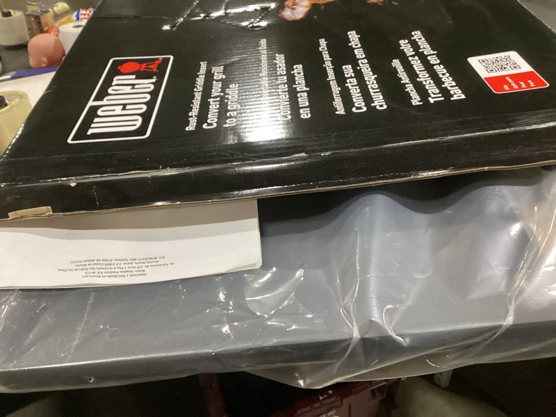 Condition photo showing Good Condition for Weber Rust-Resistant Outdoor Griddle Insert for Genesis 400 Series Gas Grills, Full-Size 32.7" x 18.7" x 1.2"