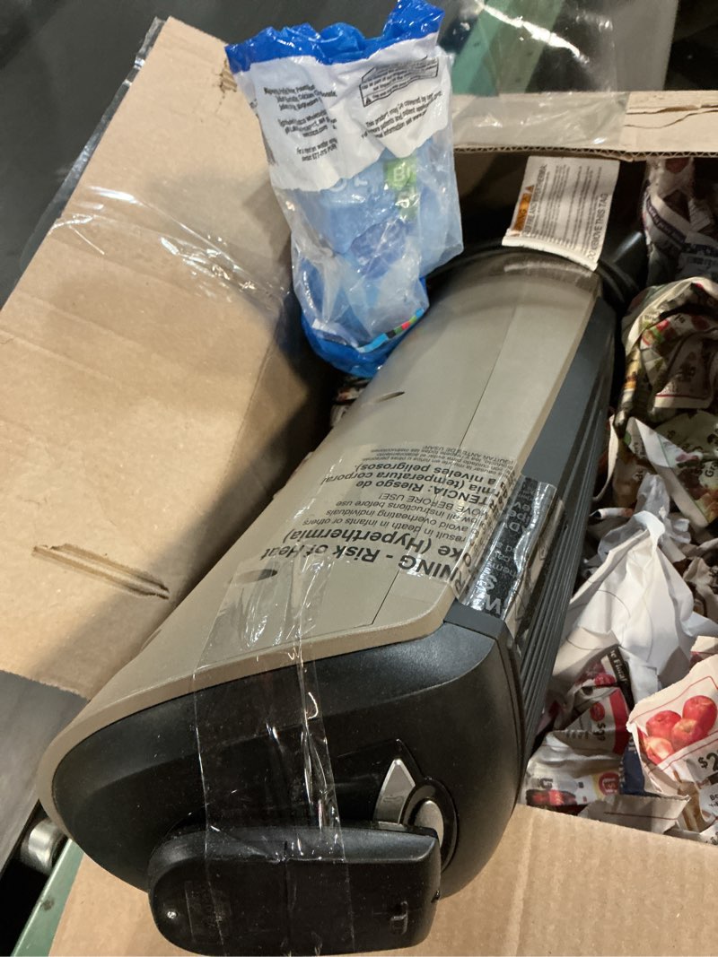 Condition photo showing As Is for Lasko 1500W Portable Oscillating Ceramic Space Heater Tower 