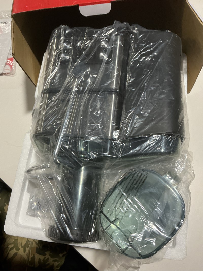 Condition photo showing Good Condition for Gourmia 6 Speed Digital Juice Extractor -Extra-Wide Chute, Pulse Mode, Self-Clean Cycle, 36 oz Pitcher, Pulp Container & Cleaning Brush, Stainless Steel