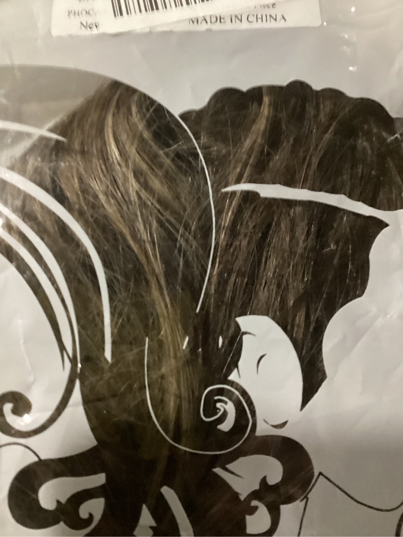 Condition photo showing Good Condition for PHOCAS Short Hair Toppers for Women with Thinning Hair Magic Pixie Cut Topper Hair Piece Natural Synthetic Highlight Brown Toppers for Hair Loss Women Daily Use A-Pixie Cut C-Highlight Brown