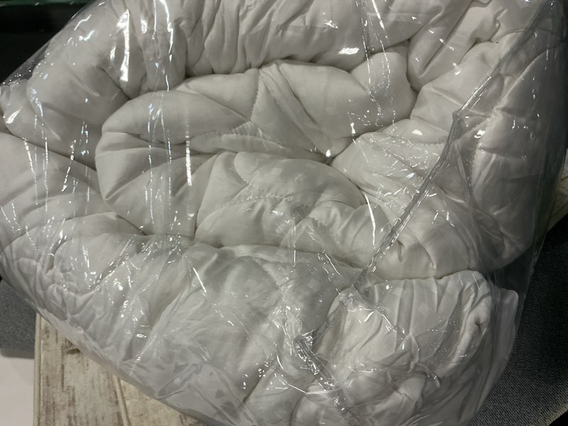 Condition photo showing As Is for Marriott Mattress Topper - Plush, Quilted Mattress Pad with Hypoallergenic Fill - Fits Mattresses Up to 15" - King