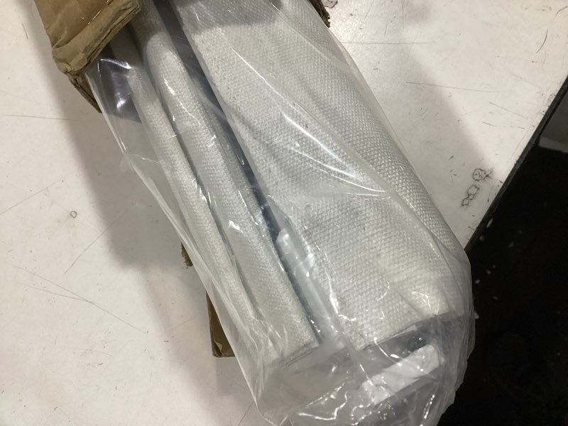 Condition photo showing Good Condition for 100% blackout no tools no drill cordless roman shades for windows, size 47 3/4" w × 60" h (for windows 48" w × 60" h) blackout - off-white blackout - off-white 48" w × 60" h