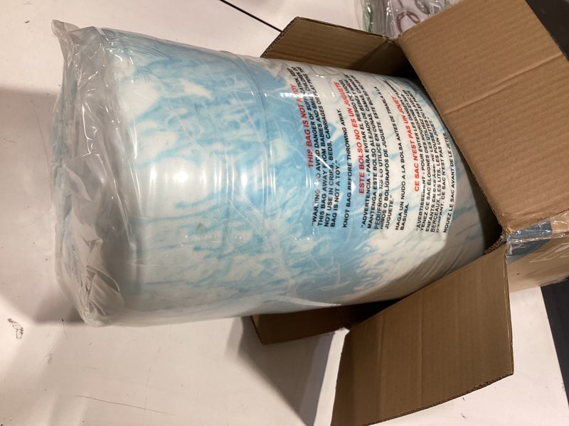 Condition photo showing Good Condition for sweetcrispy mattress topper full, 3 inch thick memory foam gel infused cooling toppers pad for full size bed, sleeper sofa, rv, camper, certipur us certified, ventilated and breathable, blue 3 in full