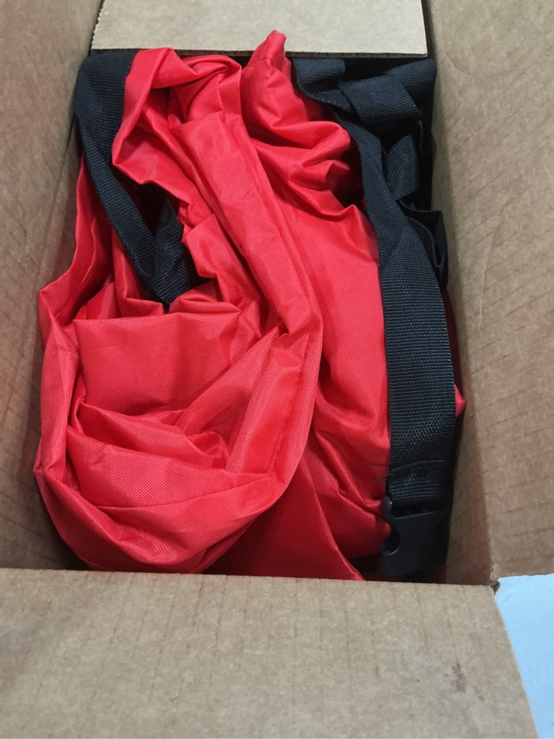 Condition photo showing As Is for Upright Christmas Tree Storage Bag,Oxford Fabric Tear Resistant Adjustable Christmas Tree Storage Bag for 9 FT Assembled Trees Red 9ft