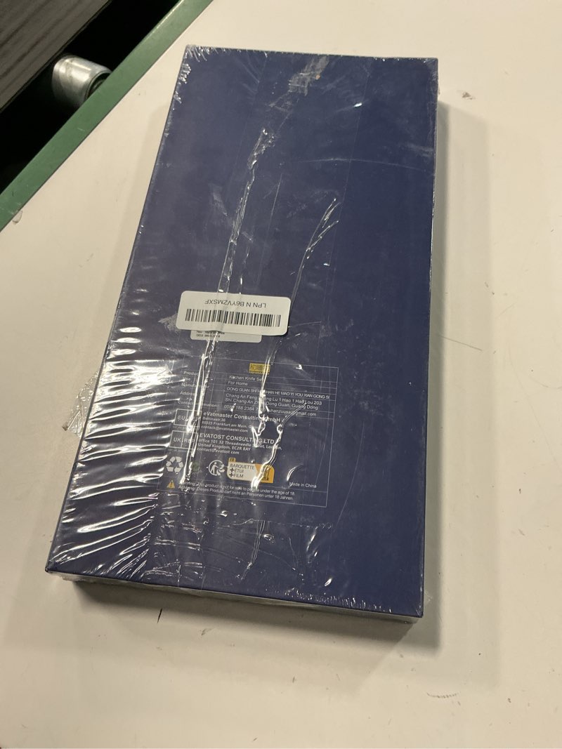 Condition photo showing New/Like New for HOSHANHO 3-Piece Kitchen Knife Set, Ultra Sharp Chef/Santoku/Paring Knives,Professional High Carbon Steel Knives with Ergonomic Handle, Ideal Cooking Gift Set 3 Pieces Knife Set