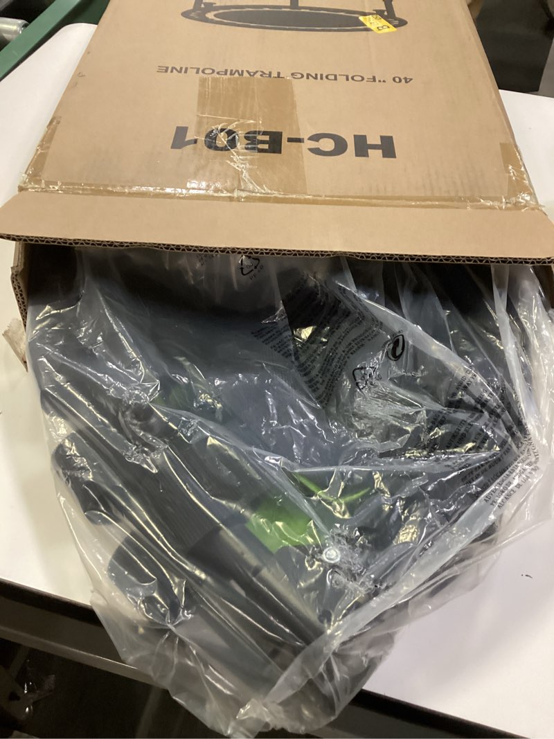 Condition photo showing New/Like New for Foldable Mini Trampoline, 40"/48" Rebounder Trampoline for Adults & Kids, 440lbs Capacity Indoor Fitness Workout Exercise Equipment