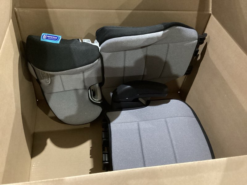 Condition photo showing As Is for graco turbobooster 2.0 lx highback booster seat with latch system, gannon; infant to toddler transition car seat, safe & comfortable turbobooster 2.0 lx gannon