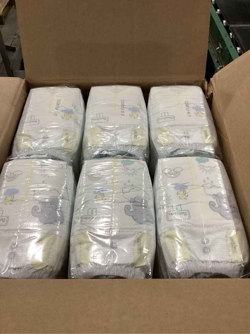 Condition photo showing New/Like New for Pampers Swaddlers Diapers Size 1  198 Count (Select for More Options)