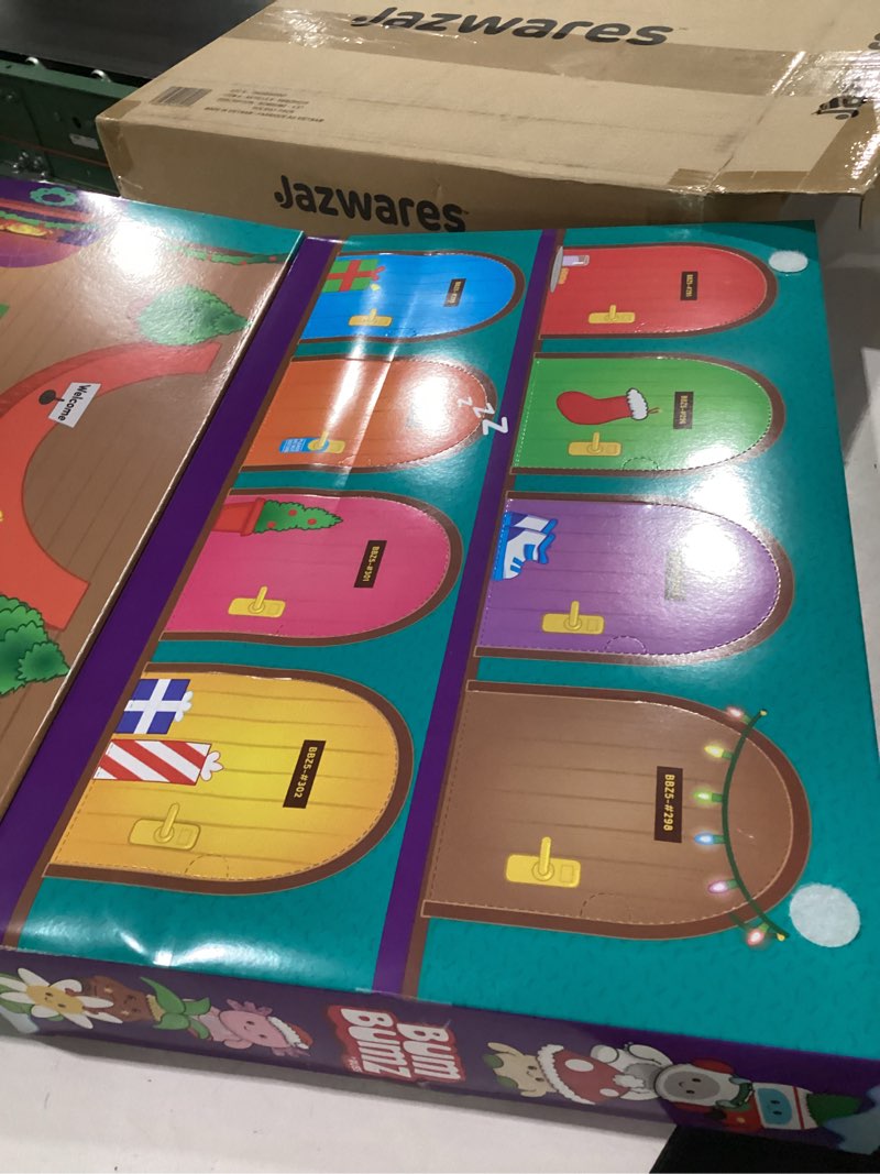 Condition photo showing New/Like New for BumBumz 4.5-inch Holiday 8 Pack - Santa’s Milk Maxine, Festive Tree Tatiana, Daisy Flower Danielle, Van Vance, Yeti Yano, Palm Tree Pedro, Axolotl Aimee, and Mushroom Stan