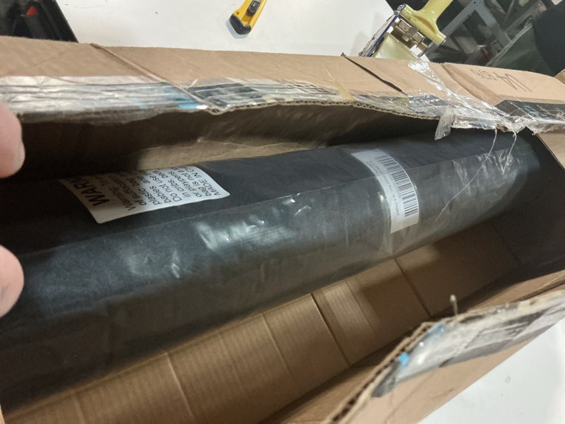 Condition photo showing New/Like New for Black Carpet Runner 3x10 Feet, Extra Thick Non-Slip Waterproof Aisle Rug with Rubber Backing, Rolled Shipping, No Creases, Perfect for Weddings, Parties, Events, Banquets & Elegant Entrances Black 3' x 10' (Rectangular)