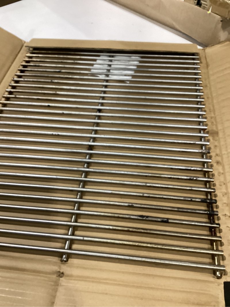 Condition photo showing Good Condition for s5421a (1-pack) 16 3/8 x 21 1/2 inch stainless steel cooking grid grates for charbroil 463722313, charbroil 463722314, charbroil 463742111,463722315 grill