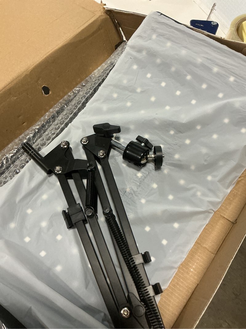 Condition photo showing As Is for red light therapy for face and body, red infrared light therapy lamp with stand led 660nm red light-therapy& 850nm infrared light device for body