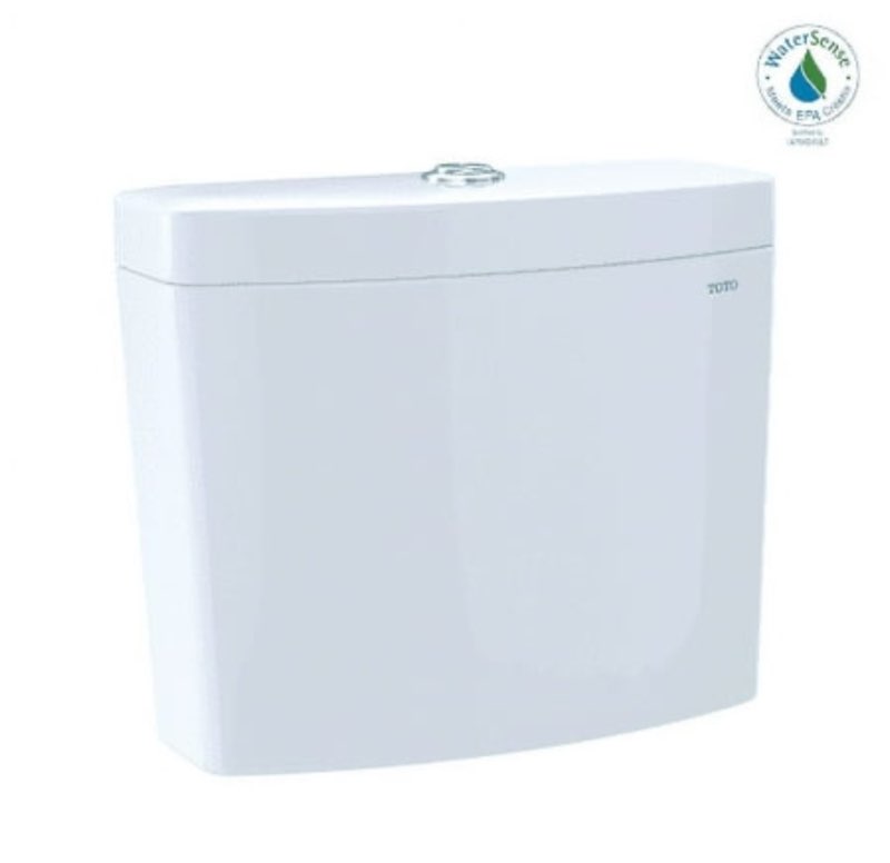 TOTO® Aquia® IV Dual Flush 1.28 and 0.9 GPF Toilet Tank Only with WASHLET®+ Auto Flush Compatibility  Cotton White - ST446EMNA#01