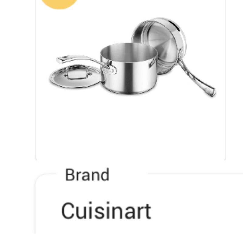 cuisinart french classic tri-ply stainless 3-piece saucepan and double boiler set
