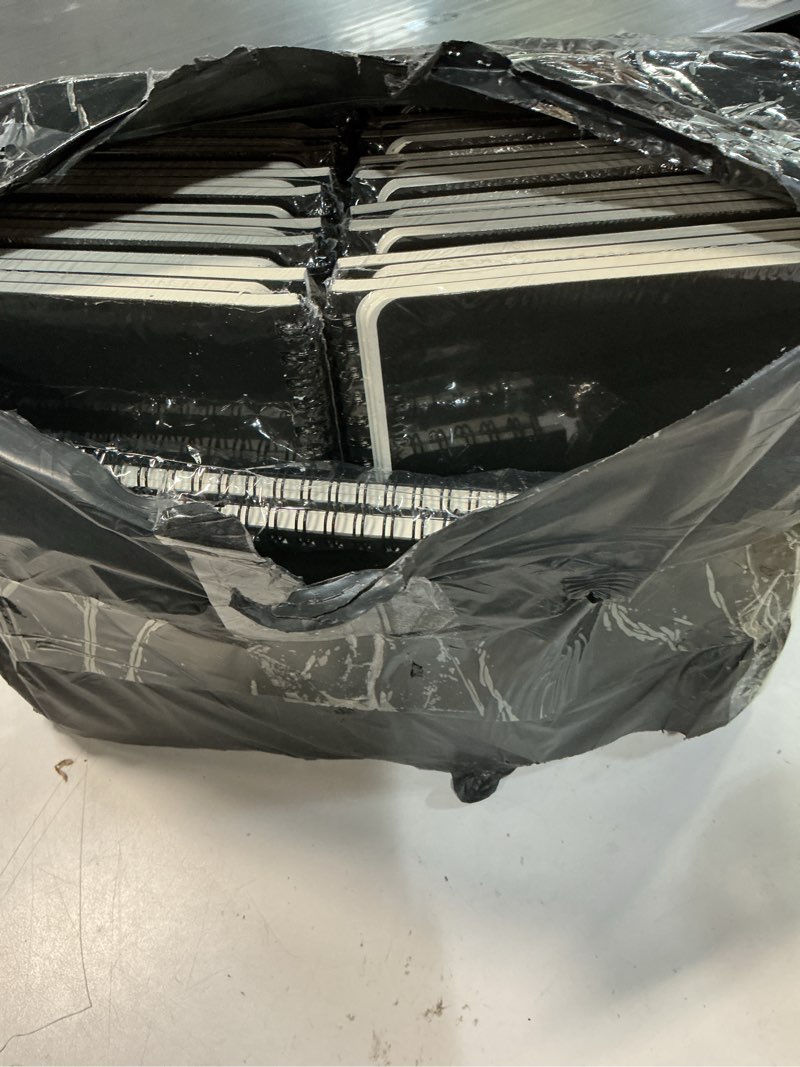 Condition photo showing New/Like New for mivide 48 pack a5 spiral notebooks, black ruled notebooks bulk, 8 x 5.9 inch 120 pages spiral lined notebook journal, lined travel bulk writing paper notebook for school business office supplies black 48 pack