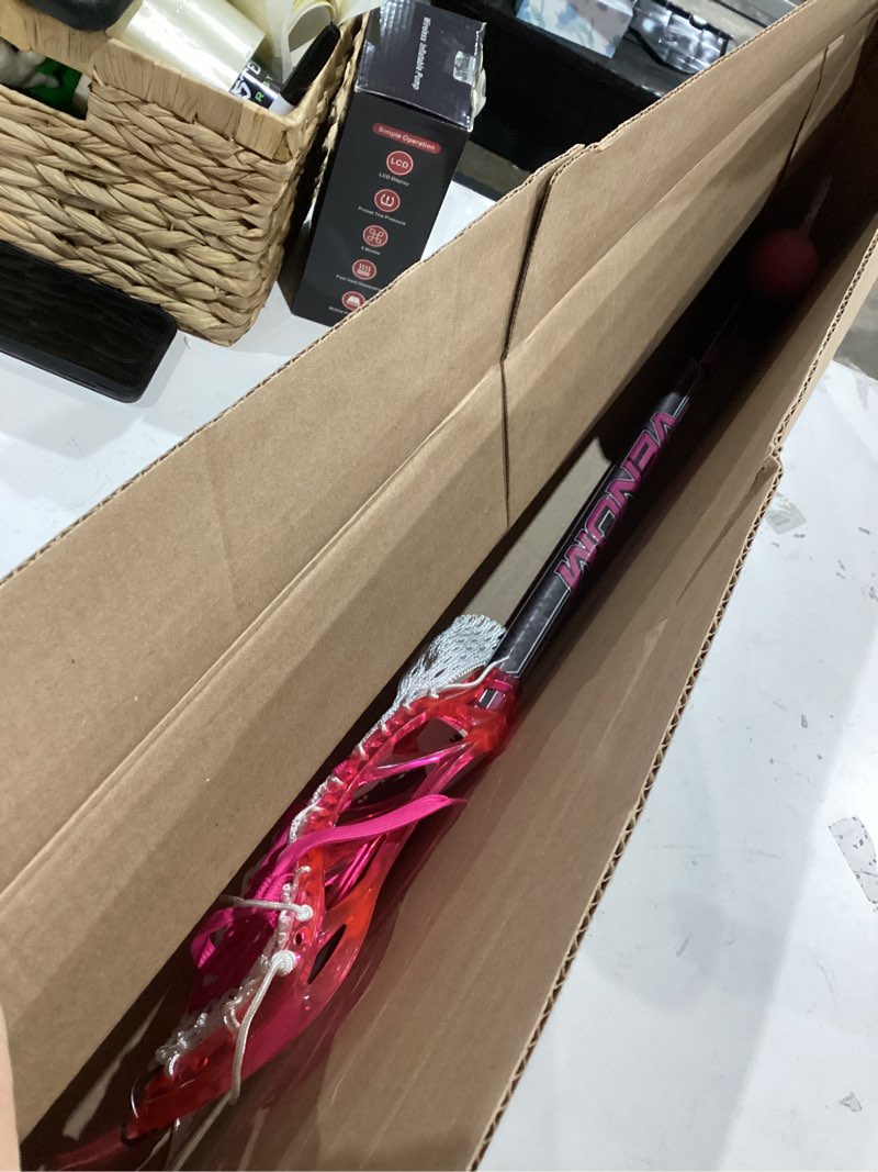 Condition photo showing Good Condition for Franklin Sports Kids Mini Lacrosse Stick + Ball Set - Venom Youth Plastic Lacrosse Stick for Beginners - Perfect Set for Kids + Toddlers Pink