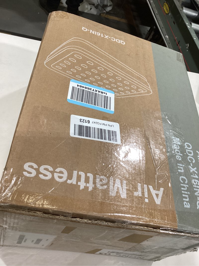 Condition photo showing Good Condition for Sweetcrispy Queen Air Mattress - 16" Inflatable Blow Up Airbed with Built-in High Capacity Pump, Double Height, Non-Slip Bottom Design, Weight Capacity 660 lbs Air Bed for Home or Camping Queen (U.S. Standard) 16 IN