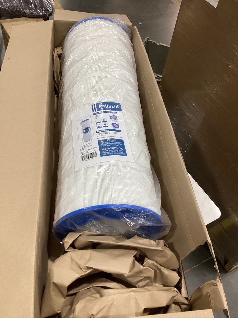 Condition photo showing New/Like New for cc100 pool filter compatible with ccrp100, pap100, pap100-4, c-9410, r173215, filbur fc-0686, 59054200, 160316, 160354, predator 100,100 sq.ft, dimensions: 23 5/8" x 10 1/16" 1 pack