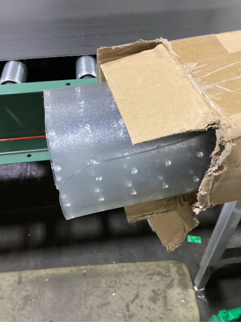 Condition photo showing Good Condition for Kuyal Carpet Chair Mat, 48" x 59" PVC Home Office Desk Chair Mat for Floor Protection, Clear, Studde