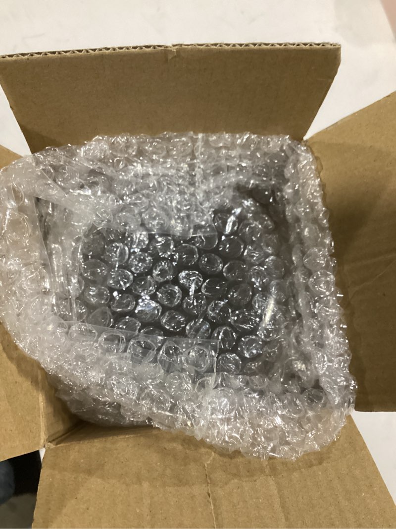 Condition photo showing Good Condition for 8 inch Clear Glass Flower Vases for Centerpiece Table Home Indoor Desk Decor,Ins Modern Boho Style Vase for Wedding Housewarming Gift White