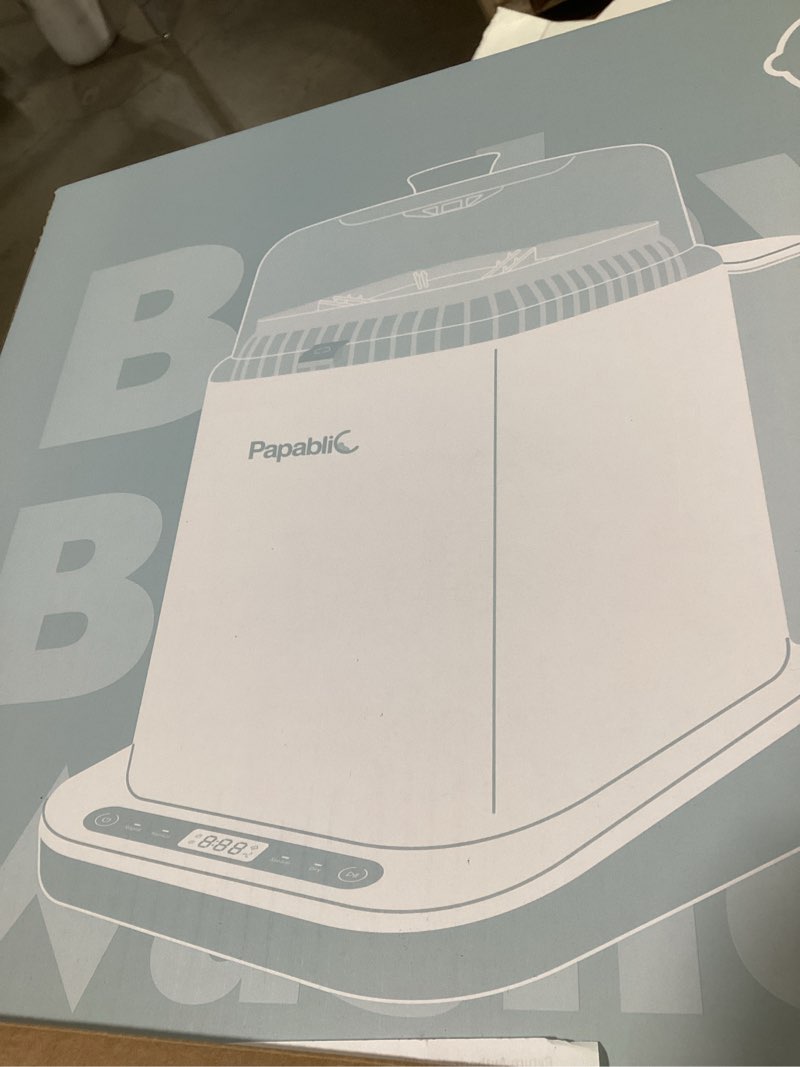 Condition photo showing New/Like New for Papablic Bottle Washer Pro, Bottle Washer & Sterilizer & Dryer, 4-in-1 Bottle Washer Sanitizer for Bottles, Pump Parts, C-Section& Baby Essentials - Quick & Clean with 60 Detergent Tablets White