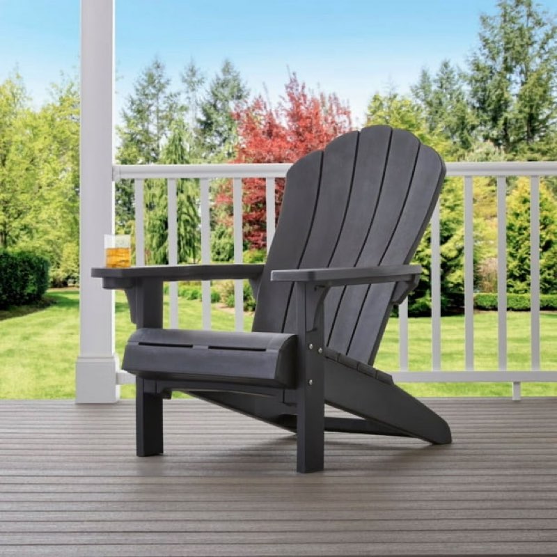 keter everest adirondack chair with integrated cupholder