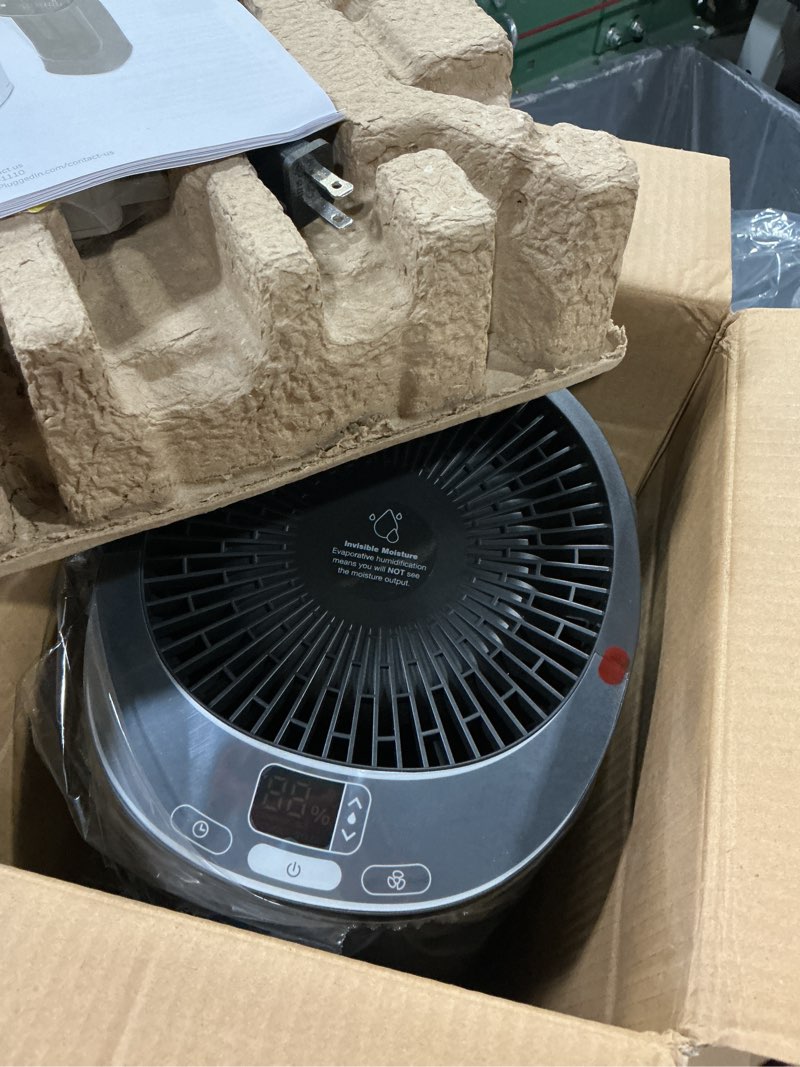 Condition photo showing Good Condition for honeywell top fill tower humidifier, digital humidistat, black – cool mist humidifiers for bedroom, home or office with space-saving tower design black humidifier