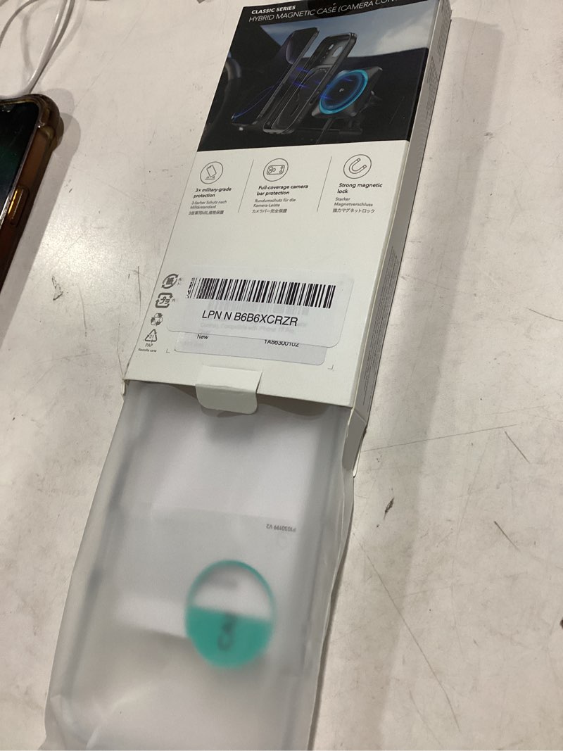 Condition photo showing New/Like New for ESR for iPhone 17 Pro Case, Camera Control, Compatible with MagSafe, Shockproof Military-Grade Protection, Magnetic Phone Case for iPhone 17 Pro, Classic Hybrid Case, Clear iPhone 17 Pro A-Clear