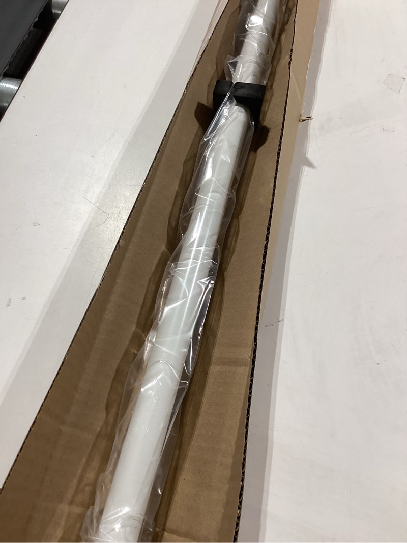 Condition photo showing Good Condition for amazer spring tension shower curtain rod, 54-90 inches rust-resistance tension curtain rod bathroom rod, adjustable shower curtain rod no drill, white 54-90 inches white