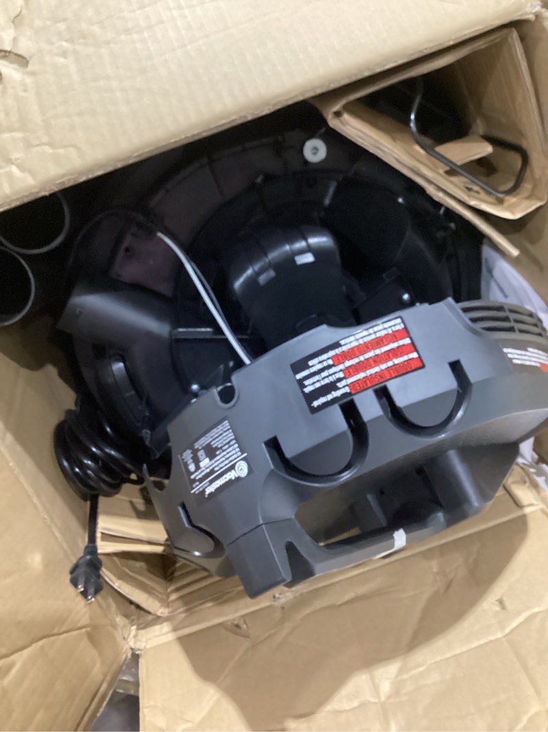 Condition photo showing As Is for vacmaster 12-gallon 5.5 peak hp heavy-duty wet/dry vacuum - vjh1211pf 1101 12 gallon