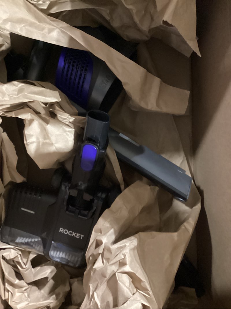 Condition photo showing As Is for Incomplete  Shark | Pet Cordless Vacuum Cleaner | LED Headlights | Removable Handheld Vacuum for Pet Hair | Crevice Tool & Pet Multi-Tool Included | 40min Runtime | For Carpet & Hard Floors | Grey | IX141 Pet Cordless Essential