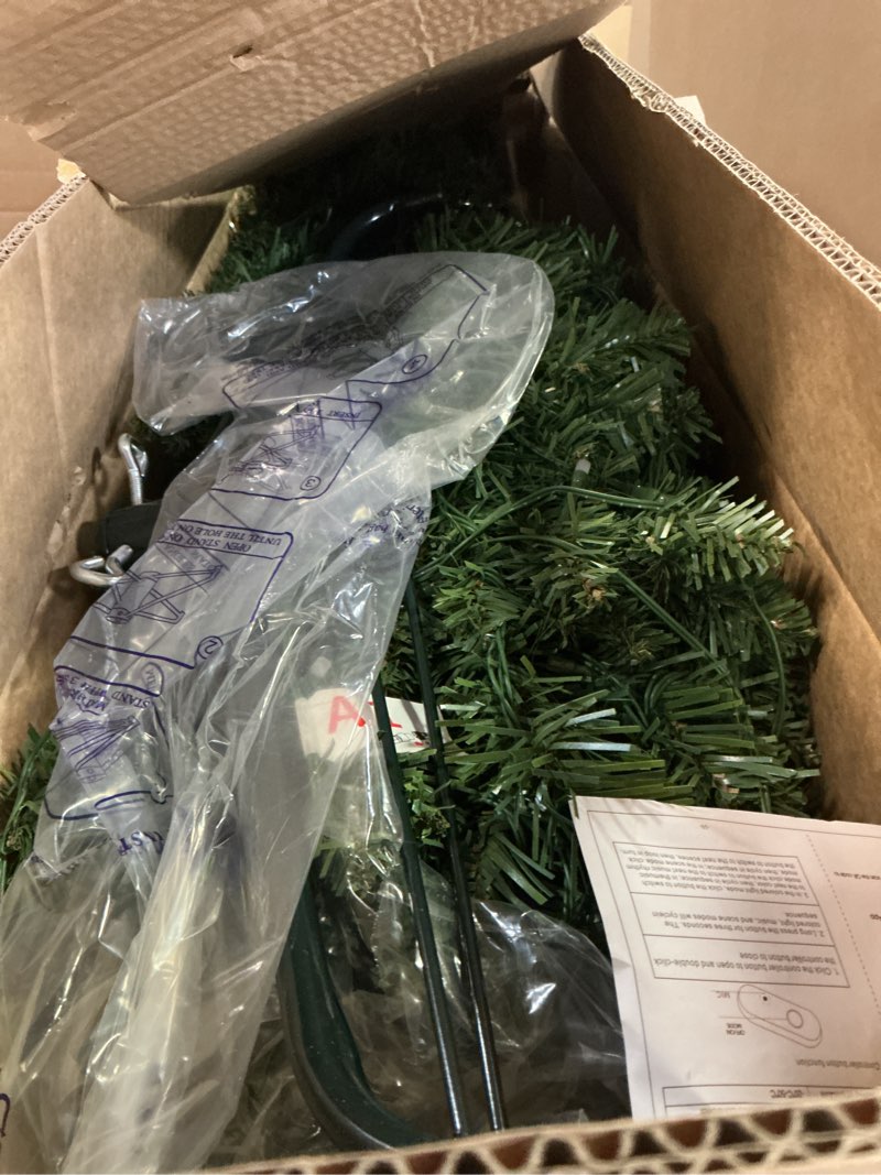 Condition photo showing As Is for G40 Christmas Lights Colored String Lights Outdoor 25FT with 25 Transparent Multicolor Globe Bulbs, UL Listed Christmas Lights Outside Large Bulb Multi Colored for Patio Backyard Christmas Decoration 25FT Green Wire