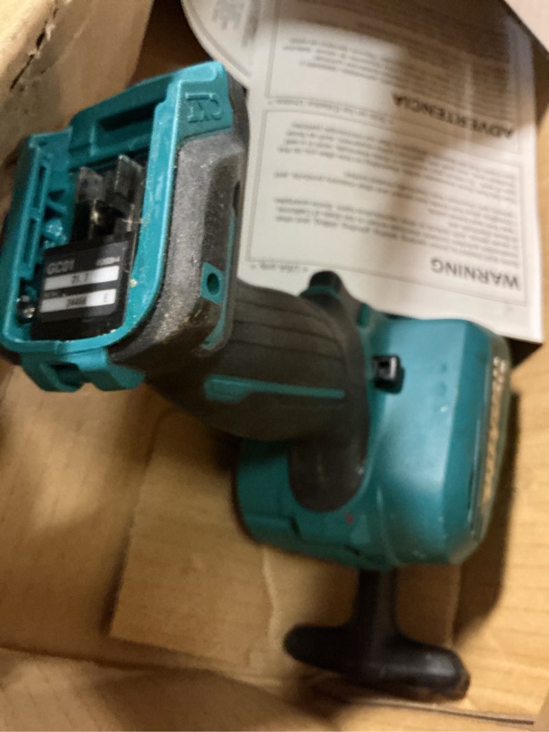 Condition photo showing As Is for makita xgc01z 18v lxt lithium-ion cordless 10 oz. caulk & adhesive gun, tool only bare tool only