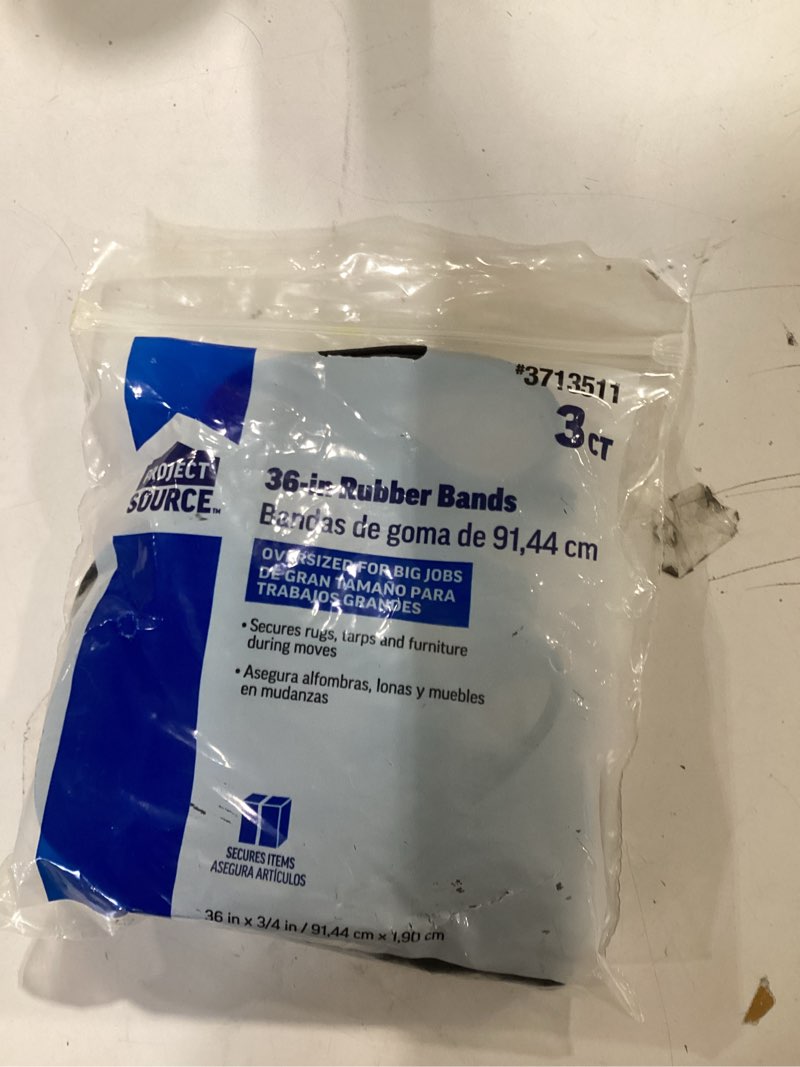 Condition photo showing As Is for Project Source 36-in Rubber Moving Straps