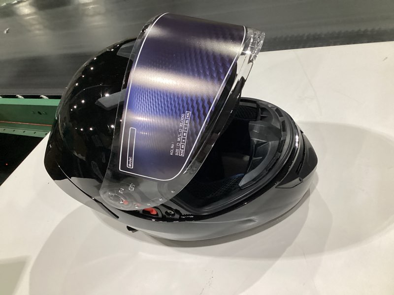 Condition photo showing Good Condition for Full Face Motorcycle Helmet for Adults with DOT Approved, Lightweight Aerodynamic Street Bike Helmet for Men and Women, Three Layers Protection Gloss Black Medium