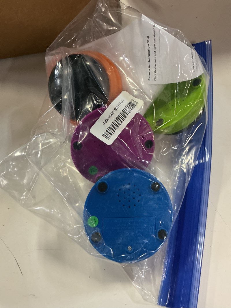 Condition photo showing As Is for learning resources recordable answer buzzers - classroom must haves supplies, kids toys, sound effect button, family game shows for trivia, participation tools boys and girls birthday gifts