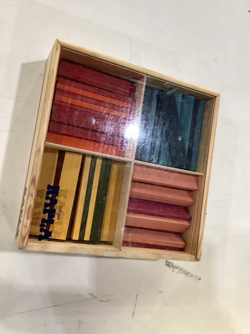 Condition photo showing Good Condition for kapla 100 octocolor case - wooden construction set 100 colored building planks