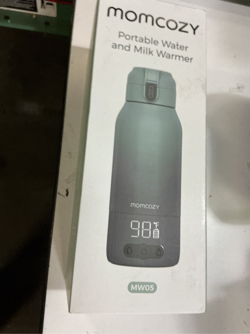 Condition photo showing New/Like New for momcozy portable milk warmer for travel – dual heating modes for breast milk & water, portable bottle warmer with fast heating & long battery life, 17 ounces large capacity to meet your all-day needs