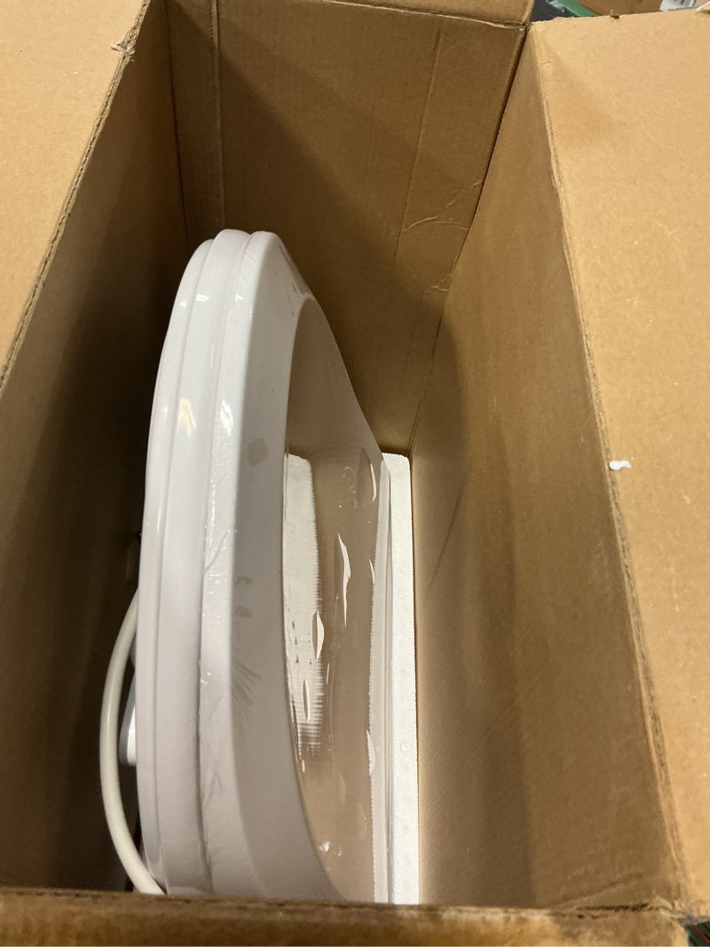Condition photo showing New/Like New for Bidet Toilet Seat, Round, Smart Unlimited Warm Water, Electronic Heated Toilet Seat with Remote Control, Turbo Wash, Dryer, Rear and Front Wash, Slow Closes, Night Light, White, 102DS-W