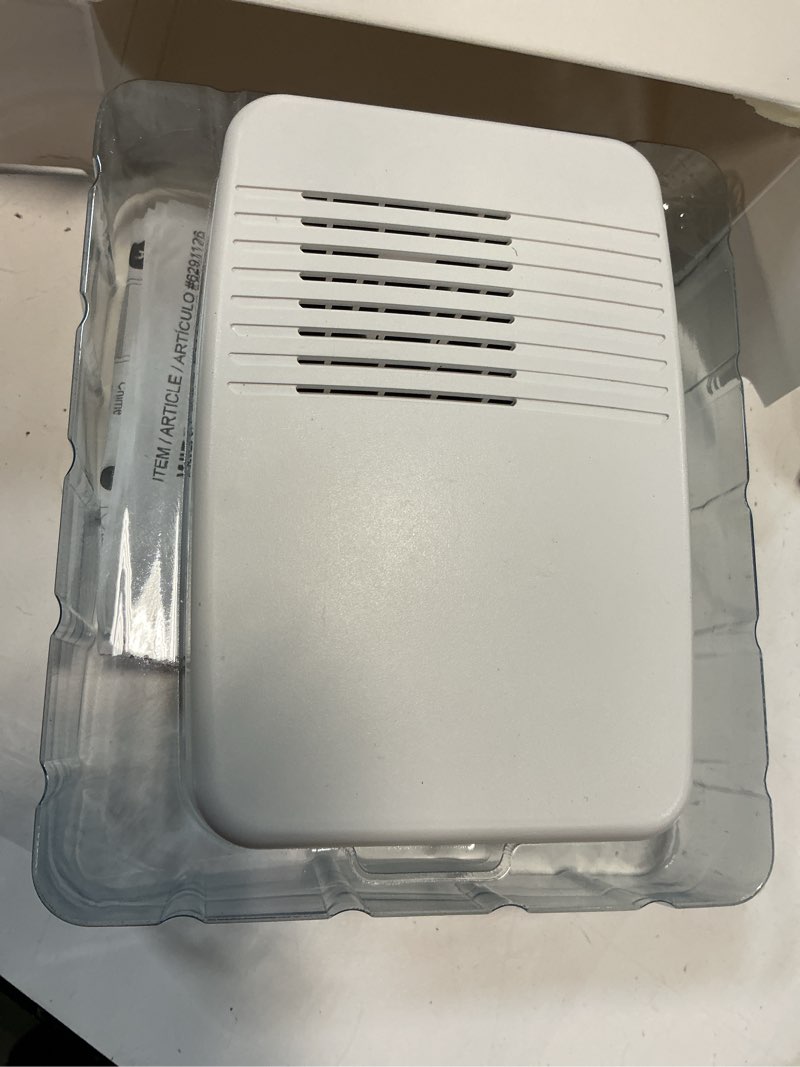 Condition photo showing As Is for utilitech white wireless doorbell kit