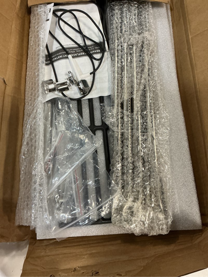 Condition photo showing Good Condition for hisencn replacement parts for charbroil performance 4 burner grill, 463347017, 463335517, 463347418, 463342119, 463376017, 463342118, g470-5200-w1 burner, g470-0004-w1a heat plates and cooking grates for charbroil performance 475 4 burner
