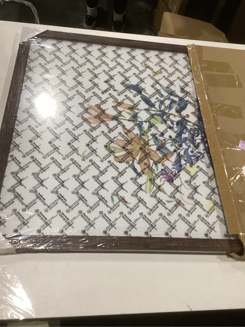 Condition photo showing Good Condition for bescrcl 22x28 picture frame brown, poster frames wall hanging, display pictures 22 x 28 without mat, 1 pack brown 22x28