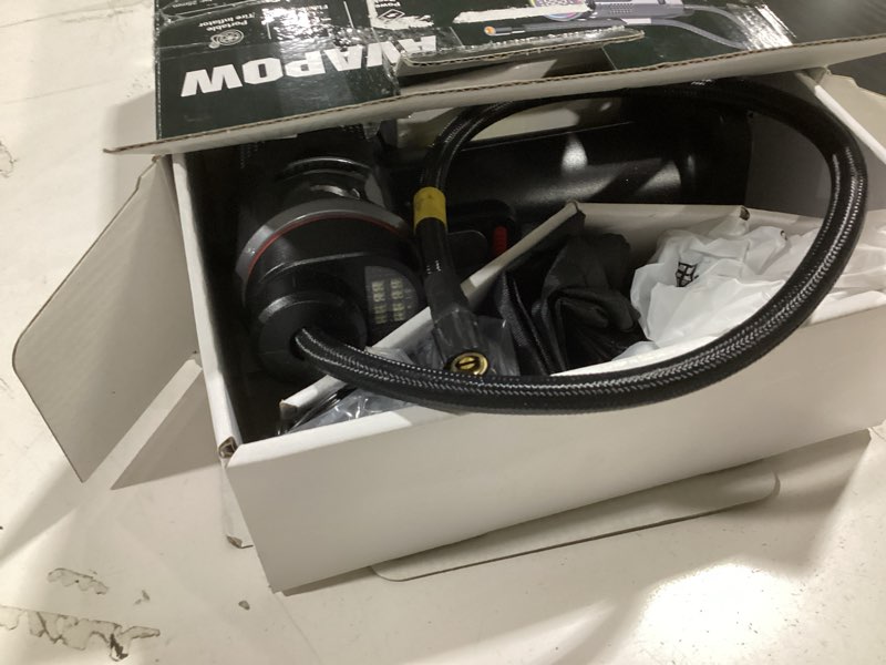 Condition photo showing Good Condition for avapow t12 portable tire inflator, 160 psi cordless dual power air compressor with rechargeable battery, digital gauge and 12v car adapter