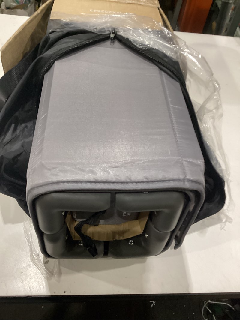 Condition photo showing Good Condition for pamo babe compact pack and play - portable crib for baby, lightweight foldable travel playard with mattress pad & carry bag, safe breathable travel bed for home, trips & family visits, cute pattern grey